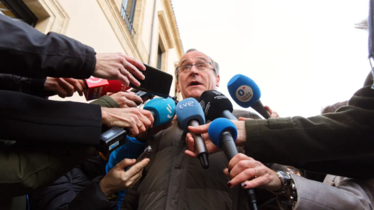 Alfonso Alonso, hace unos días en Vitoria. EFE