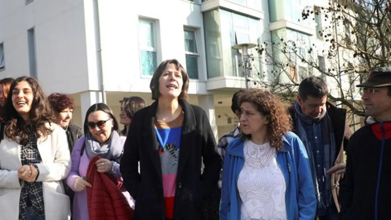 A portavoz nacional do BNG, Ana Pontón, en Santiago de Compostela.XOÁN REY (Efe)