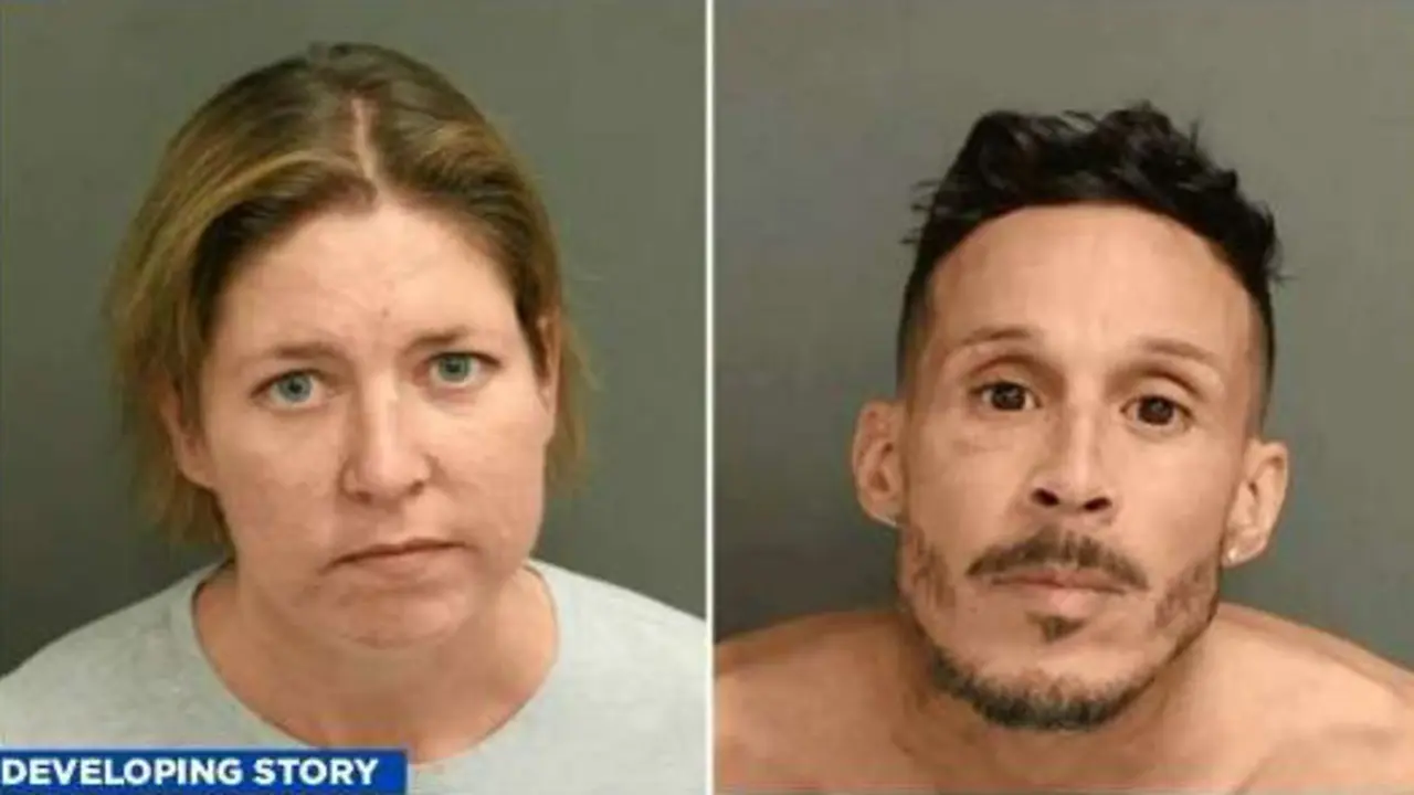 La mujer detenida y la víctima. EP