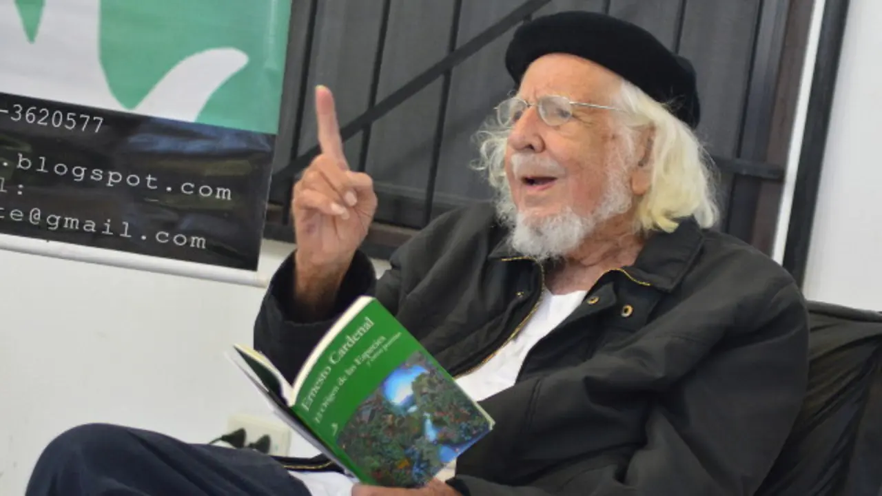 Ernesto Cardenal, en 2014. ARCHIVO