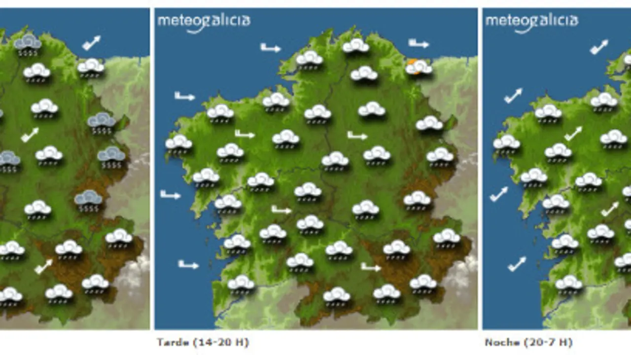 Previsión para este martes. EP