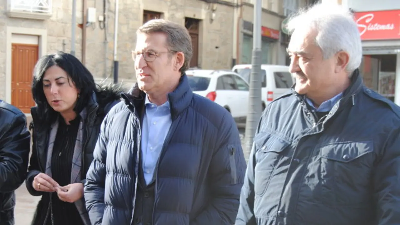 Alberto Núñez Feijóo, en Chantada. MP