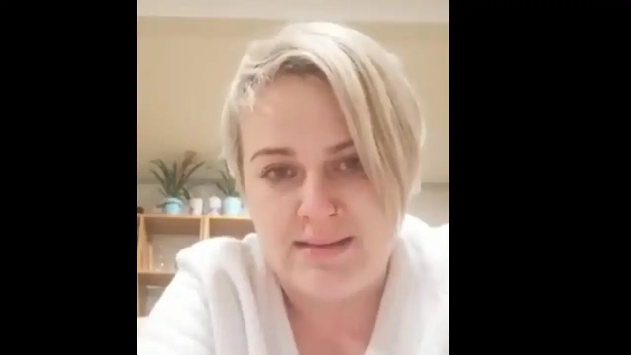 Miryam Garc&iacute;a Canal, durante el v&iacute;deo. FACEBOOK