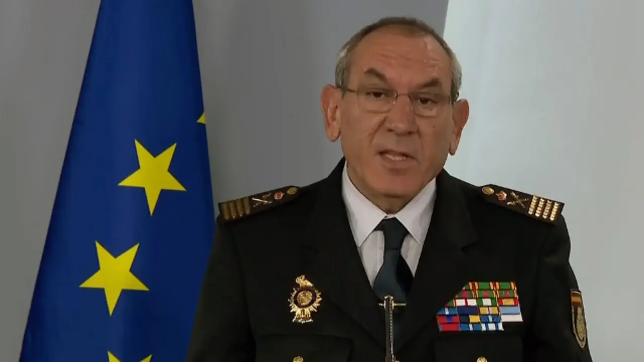 Jos&eacute; &Aacute;ngel Gonz&aacute;lez, durante a rolda de prensa ofrecida este martes. EFE/MONCLOA