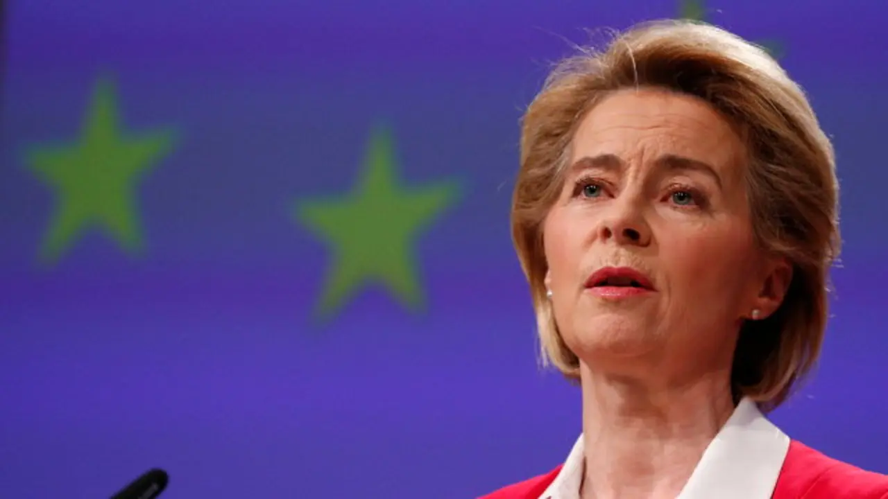 La presidenta de la CE Ursula von der Leyen. FRANCOIS LENOIR (Efe)