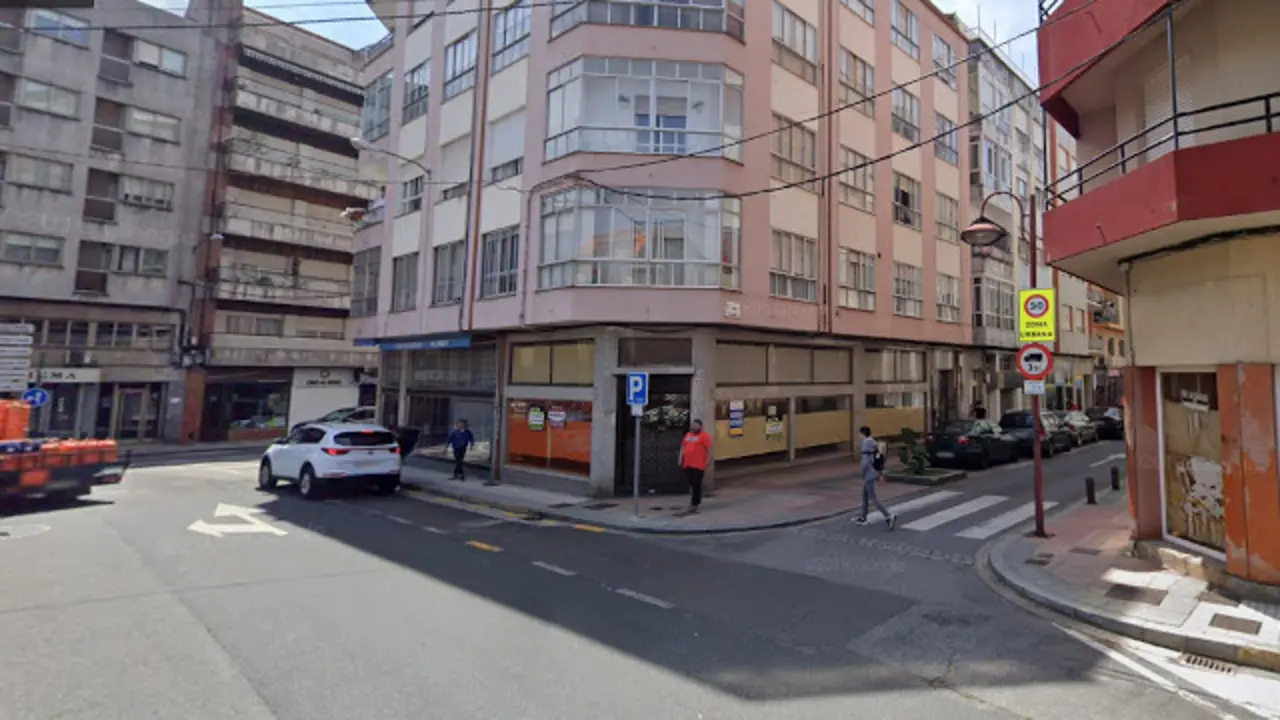 Calle Cervantes de Vilagarcía. GOOGLEMAPS