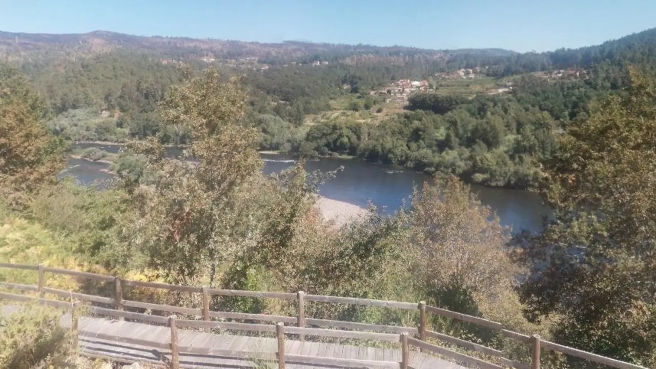 Zona del Miño en la que desapareció el joven, cerca de Melgaço. GOOGLE MAPS