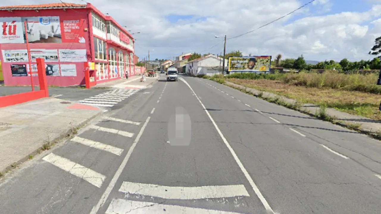 Os feitos ocorreron nas inmediacións da estrada de Catabois. GOOGLE MAPS