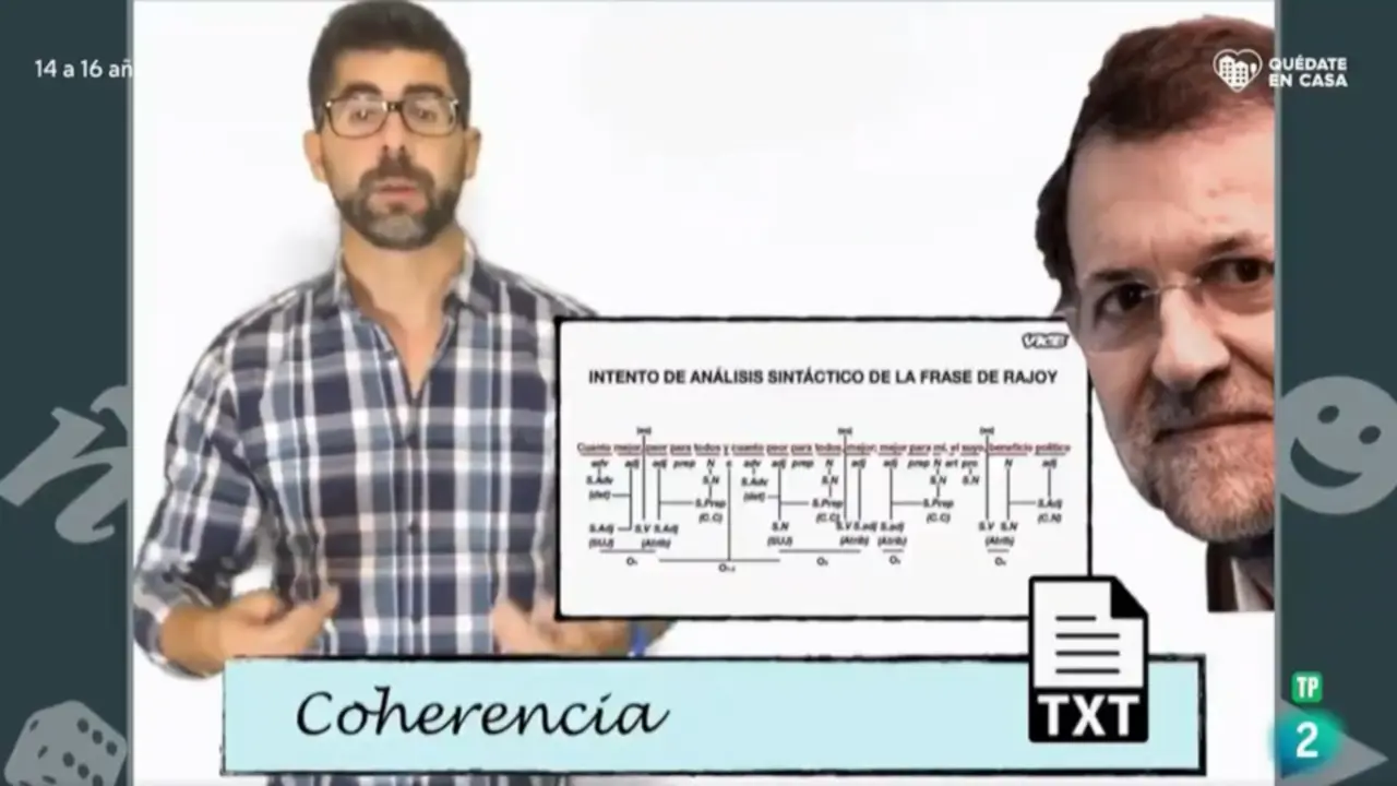 Extracto do programa. TVE