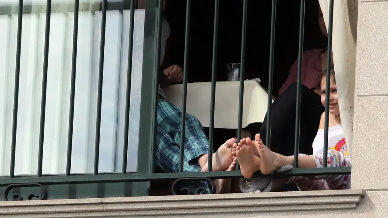 Confinamiento en Santiago. PEPE FERR&Iacute;N