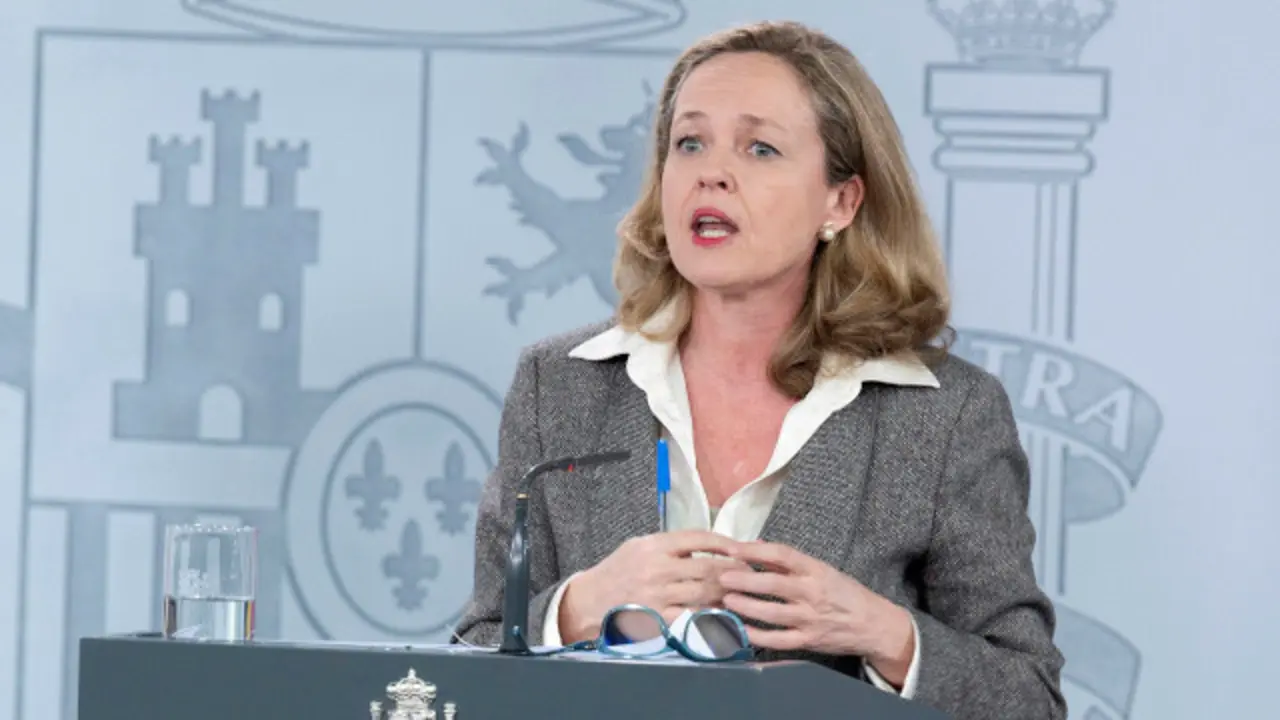 A vicepresidenta terceira e ministra de Asuntos Económicos e Transformación Dixital, Nadia Calviño. EFE