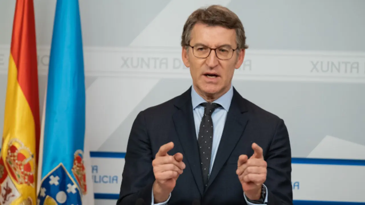 Feijóo, na rolda de prensa posterior ao consello. EUROPA PRESS