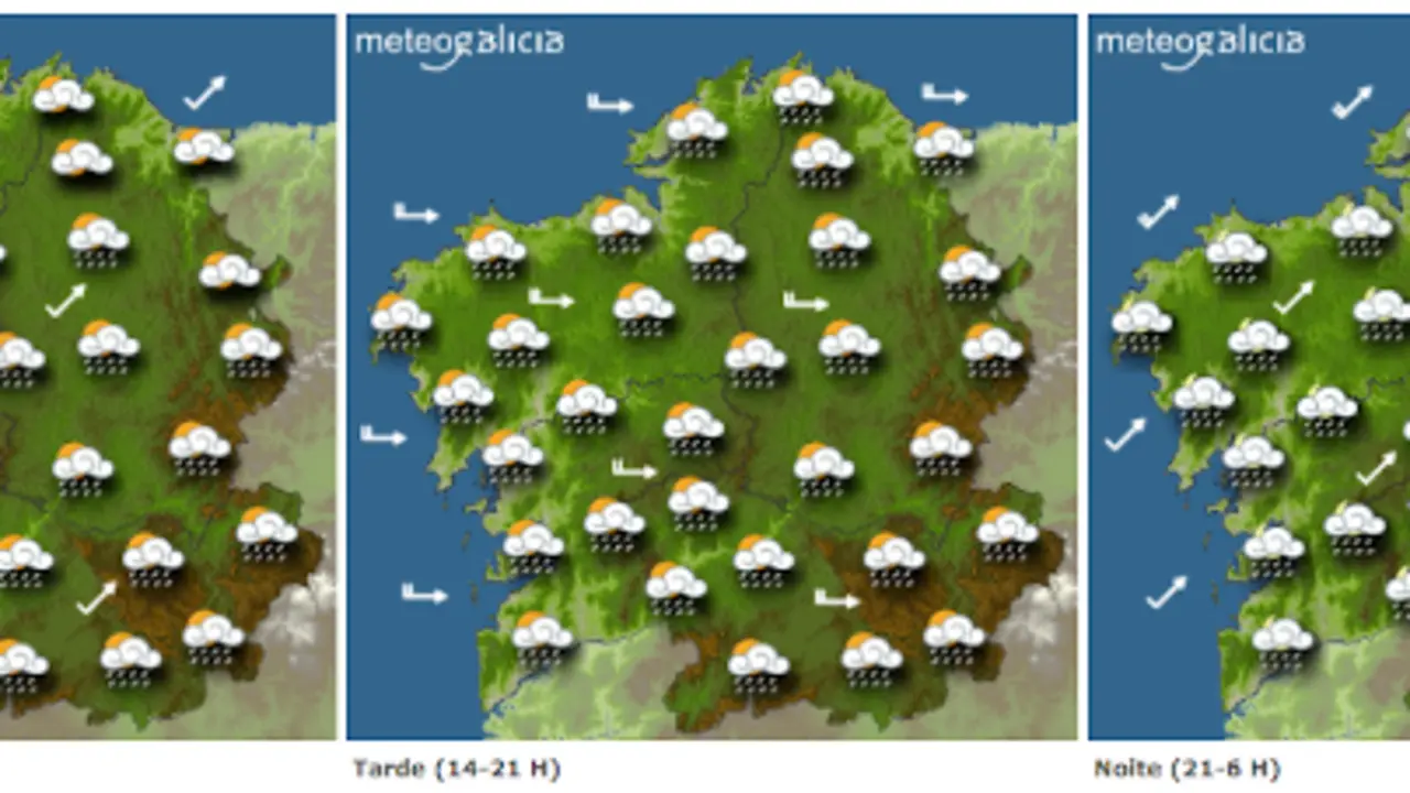 Previsión para este luns. METEOGALICIA