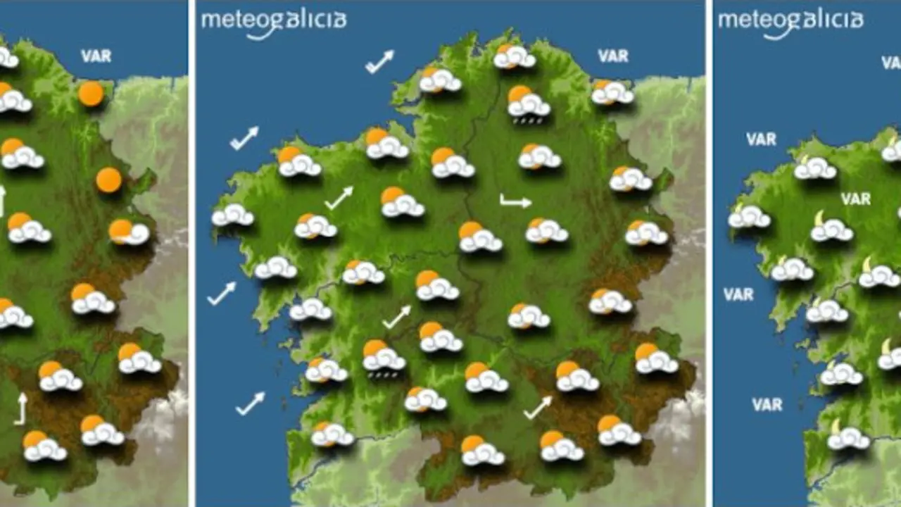 Previsión para este miércoles. METEOGALICIA