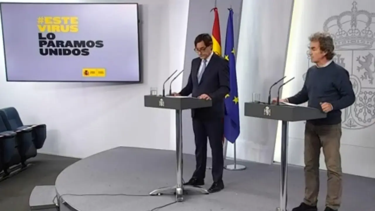 Salvador Illa y Fernando Sim&oacute;n. EFE