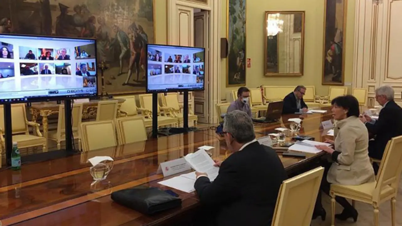 La reunión de Celáa con los consejeros. EFE