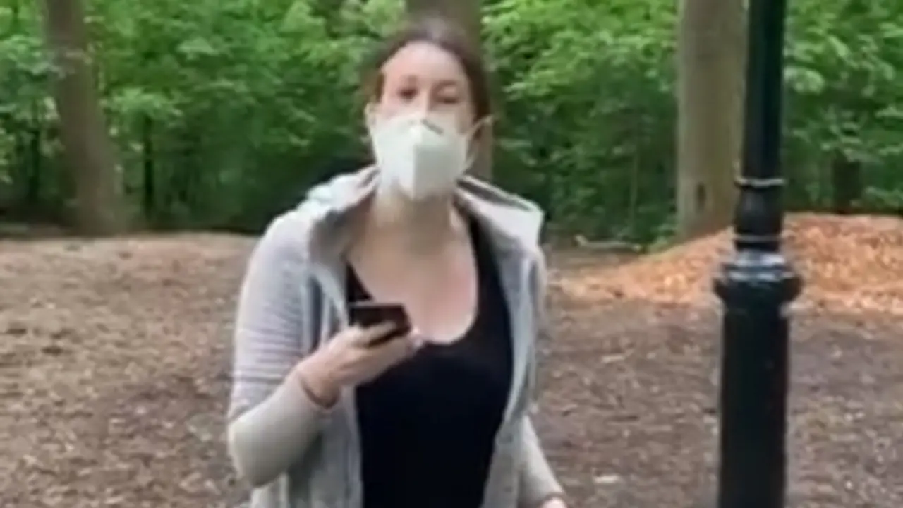 Muller que fixo unha denuncia falsa racista.TWITTER