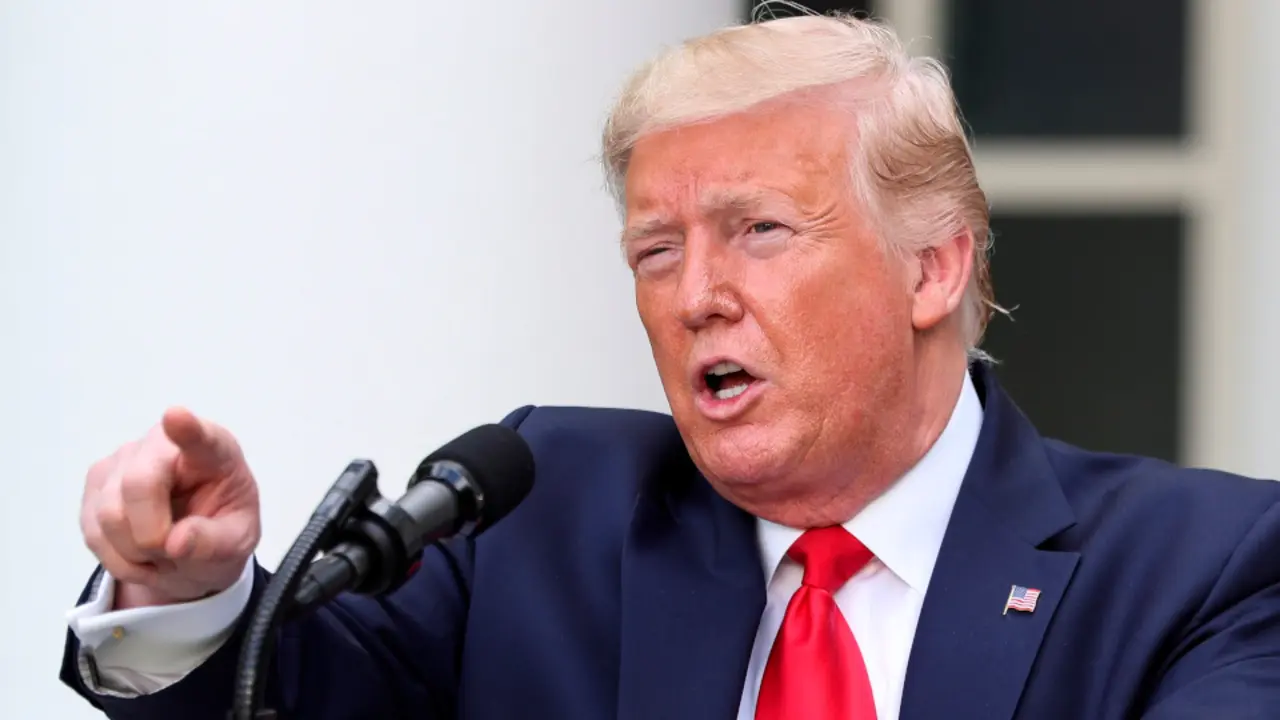 El presidente de Estados Unidos, Donald Trump. OLIVER CONTRERAS (EFE)