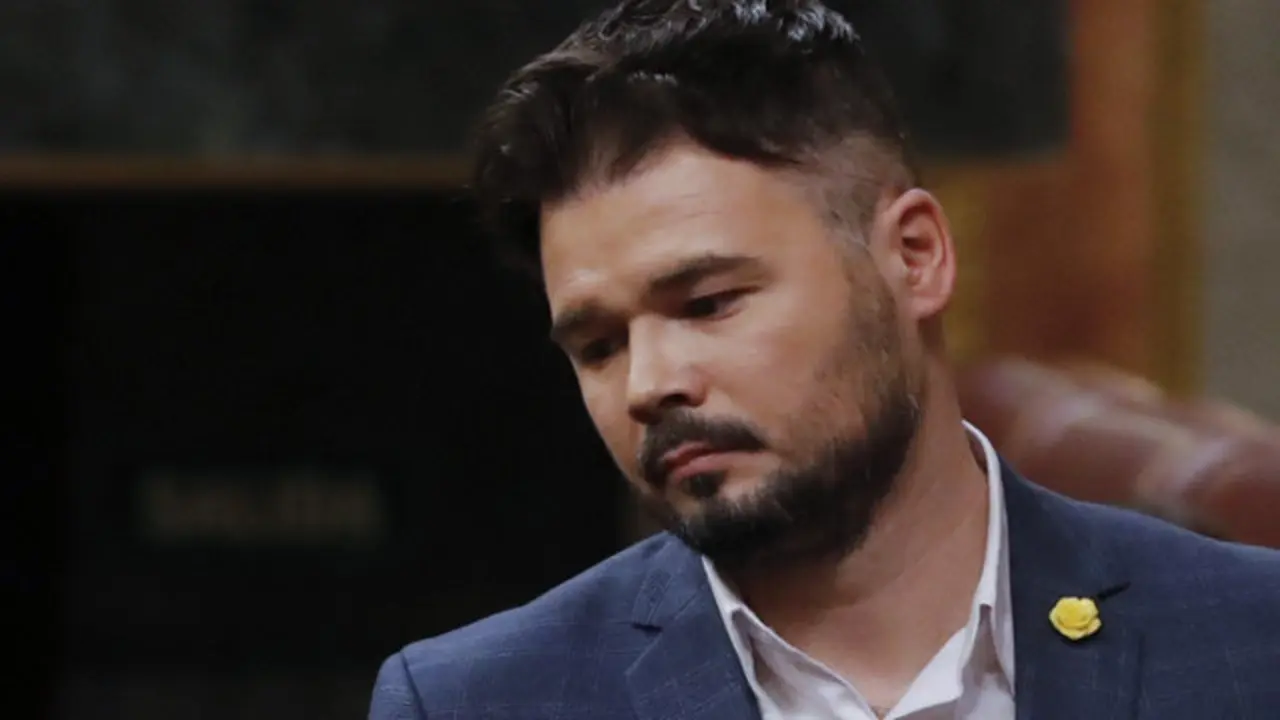 O portavoz de ERC, Gabriel Rufián. (Efe)