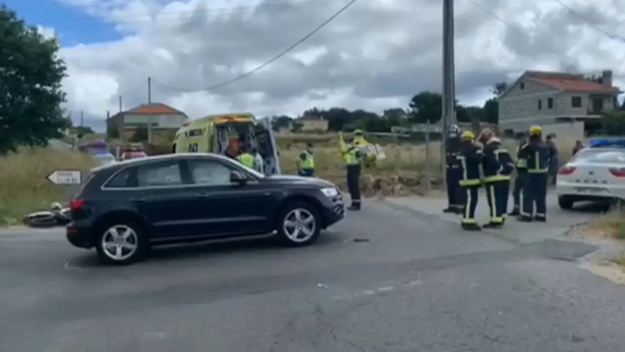 Lugar do accidente. TVG