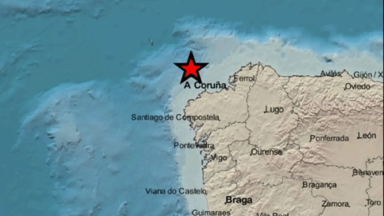 Localización del seísmo. IGN