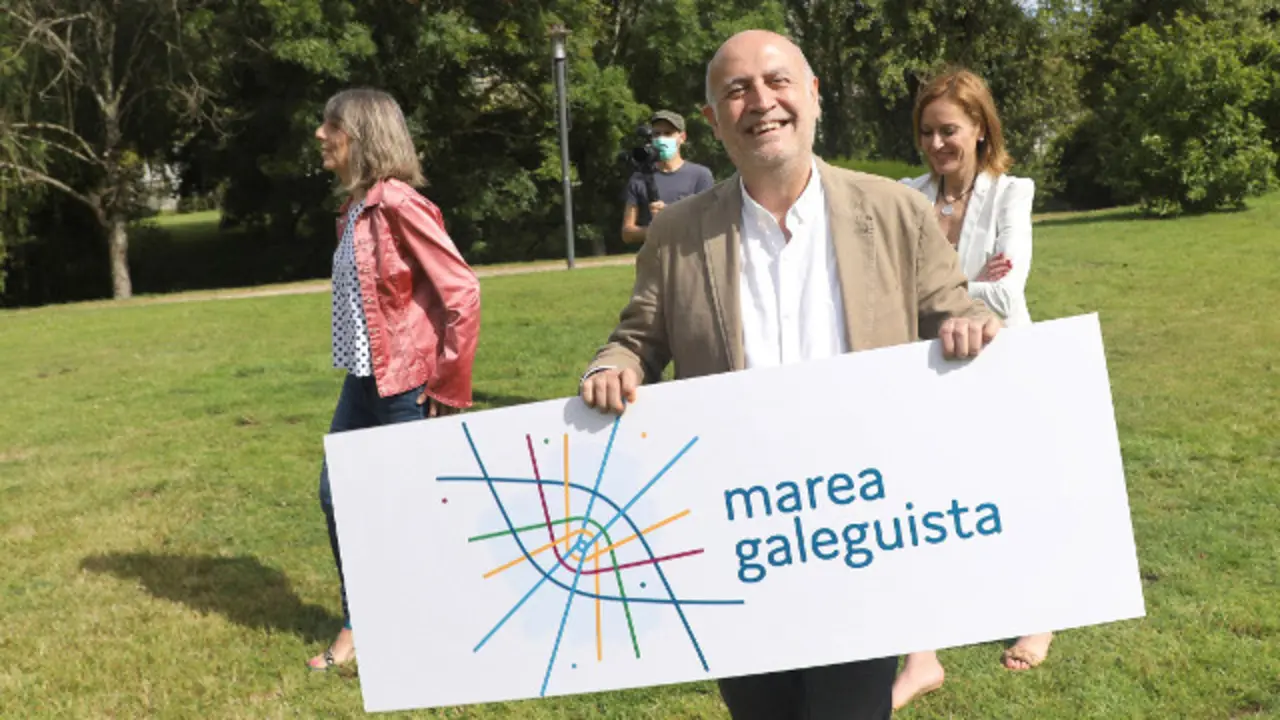 Pancho Casal, este domingo en Santiago. EFE