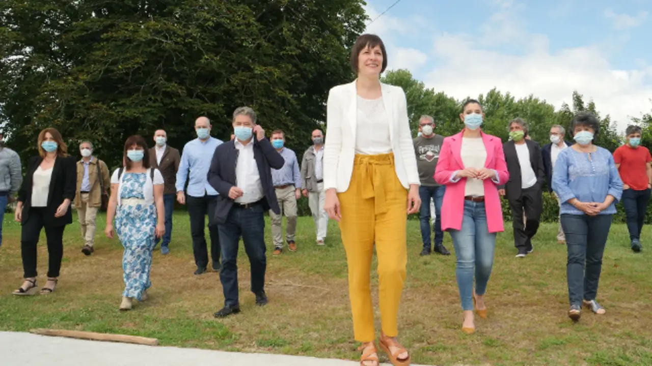 Pontón e Lores, este sábado nun acto en Santiago. BNG