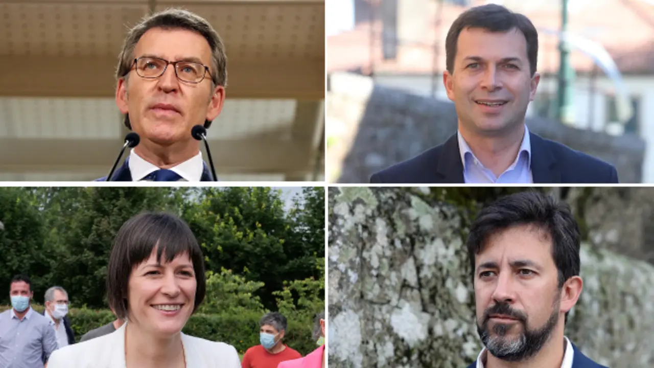 Feijóo, Caballero, Pontón y Gómez-Reino. ARCHIVO