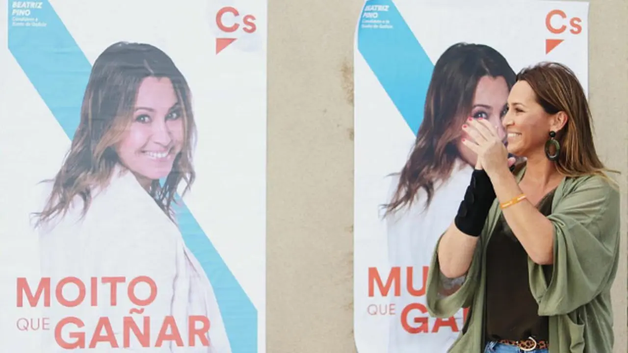 Beatriz Pino en Vigo. EFE