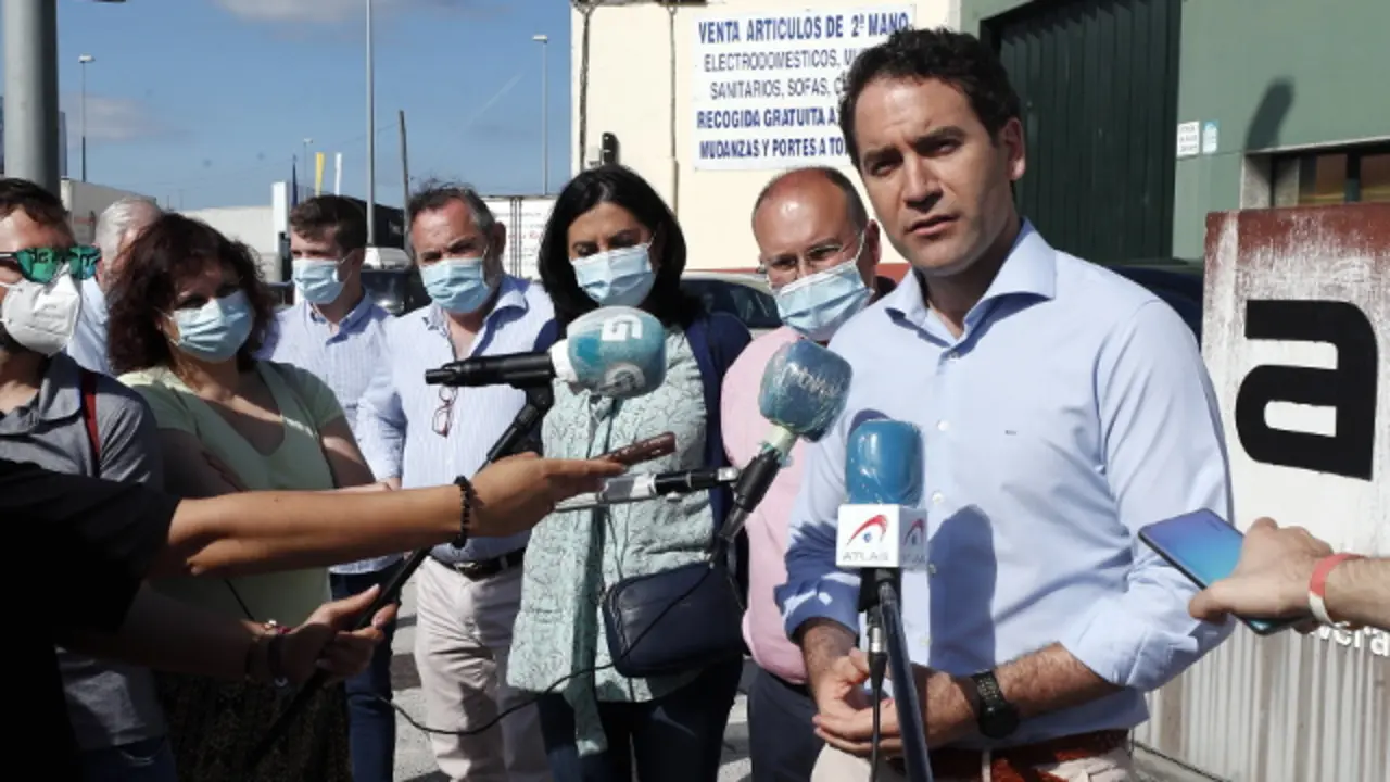 Teodoro García Egea, este martes en Lugo. XESÚS PONTE