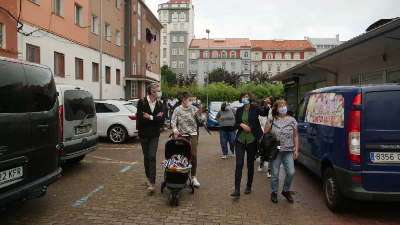 Visita de Ana Pontón a Recimil. BNG