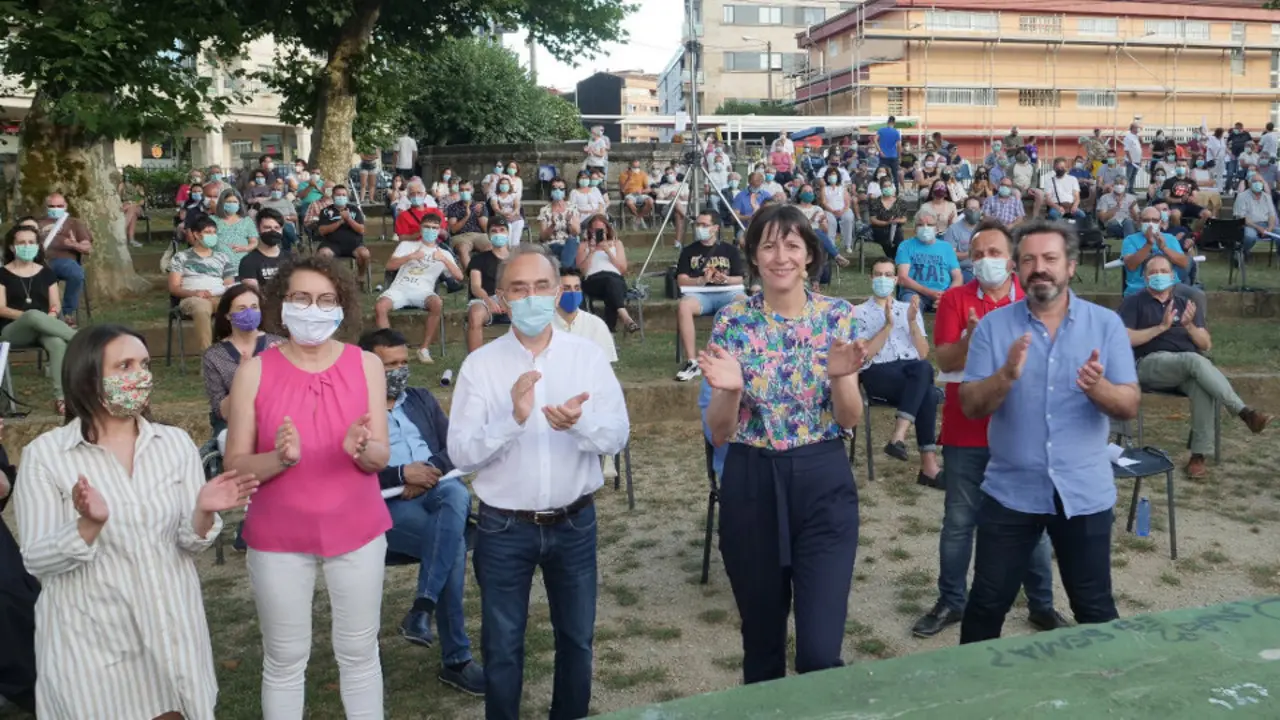 Ana Pontón, en Ponteareas. BNG