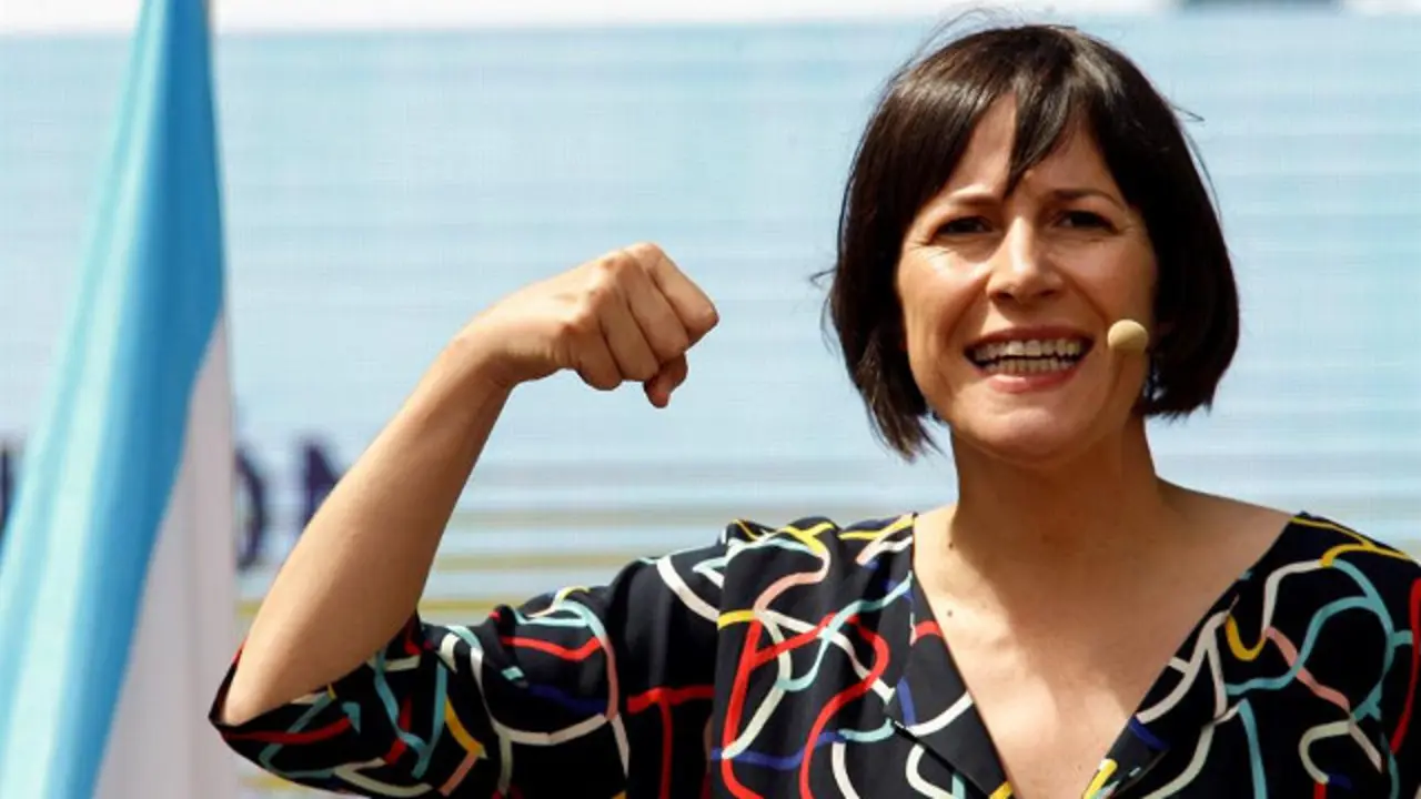 Ana Pontón, en Ferrol. EFE