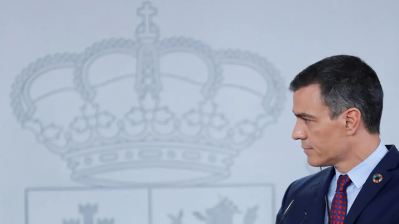 Pedro Sánchez, este miércoles en la Moncloa. EFE