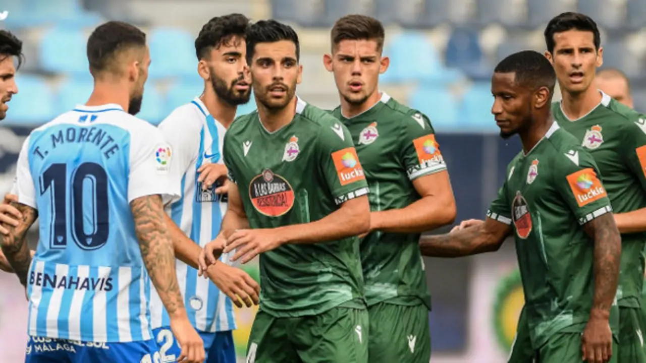 Un lance do encontro.TWITTER (@RCDeportivo)