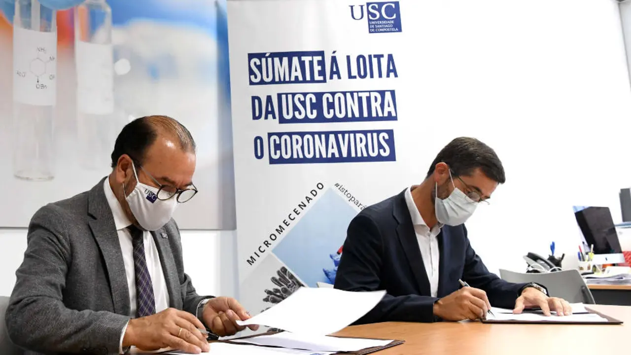 Firma del convenio con la empresa UROVESA. SANTI ALVITE