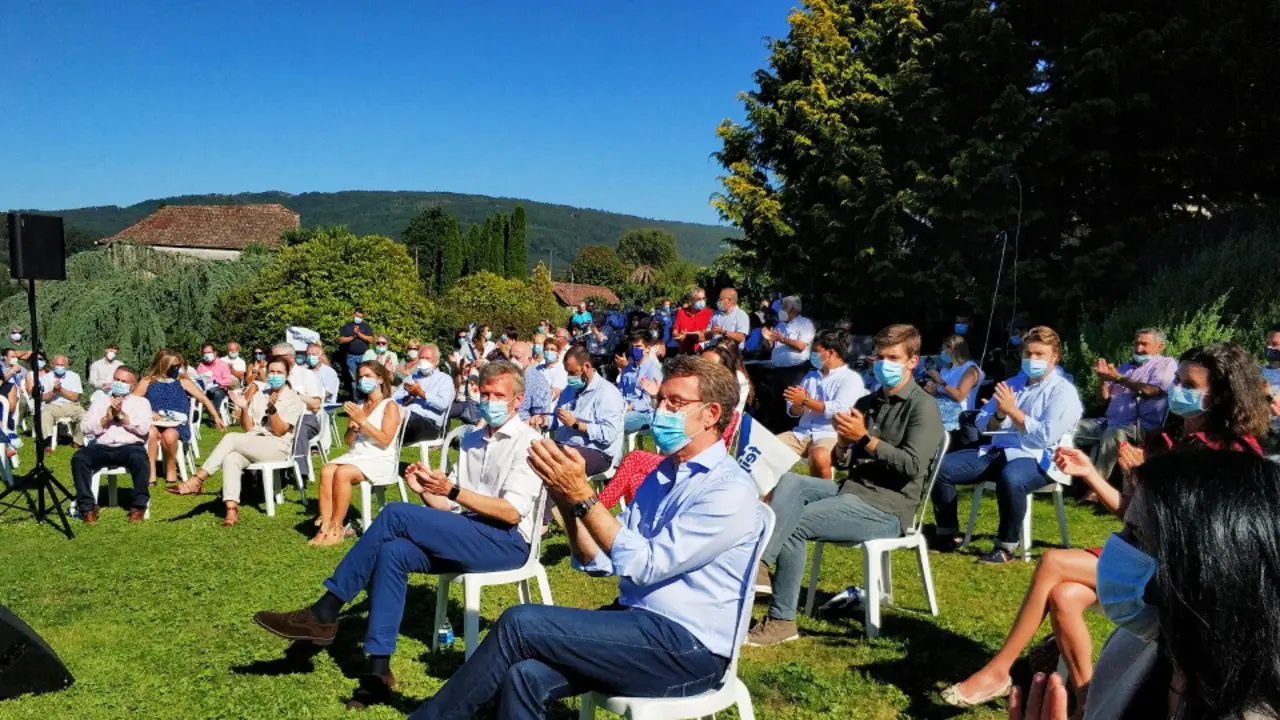 Mitin en Pontevedra do PP. PARTIDO POPULAR