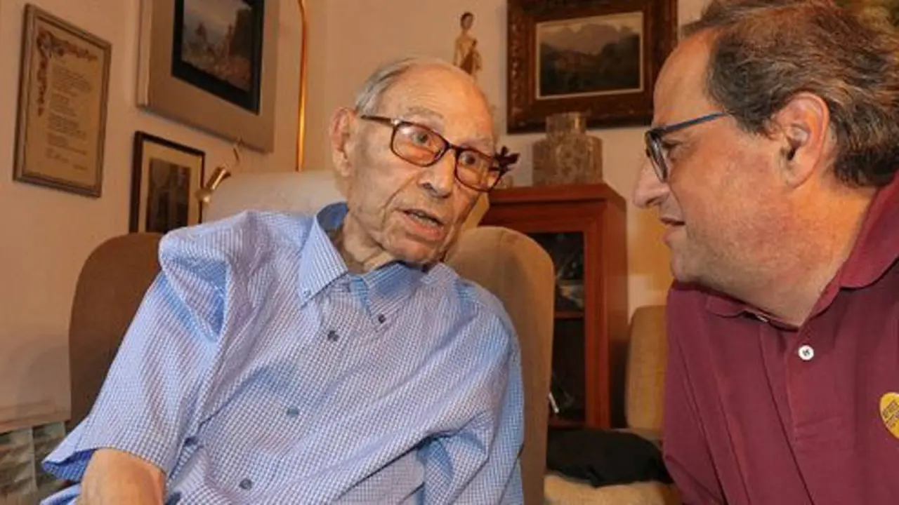 Joaquim Illas con Quim Torra