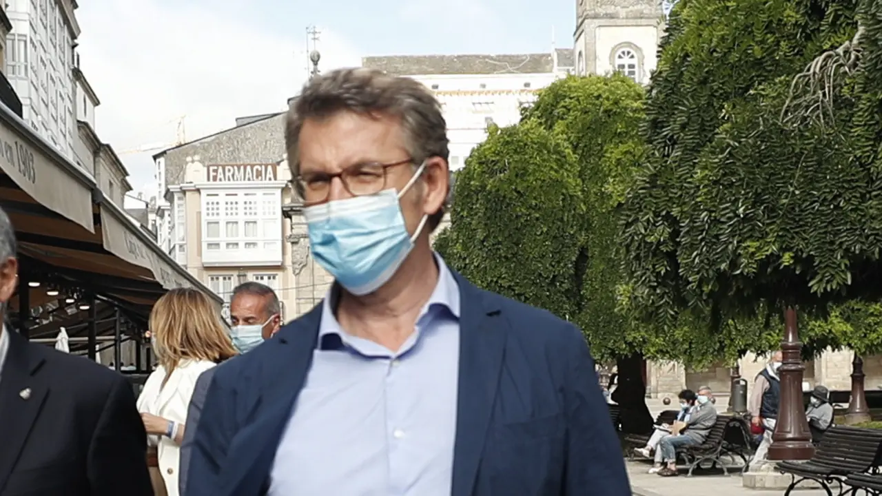 El presidente de la Xunta, Alberto Núñez Feijóo. VICTORIA RODRÍGUEZ