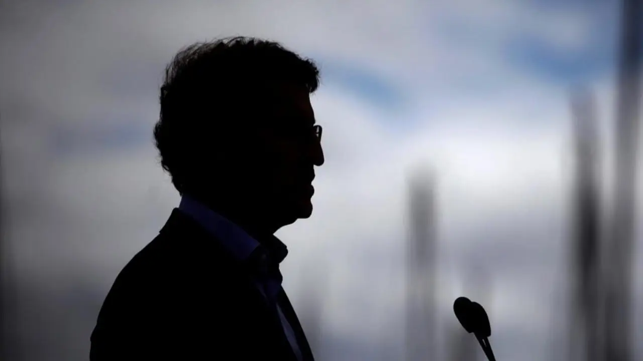 Alberto Núñez Feijóo, en un acto de esta campaña electoral de las autonómicas gallegas. EFE