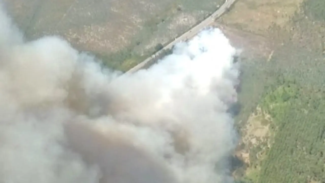 Incendio en Vimianzo. ATBRIF