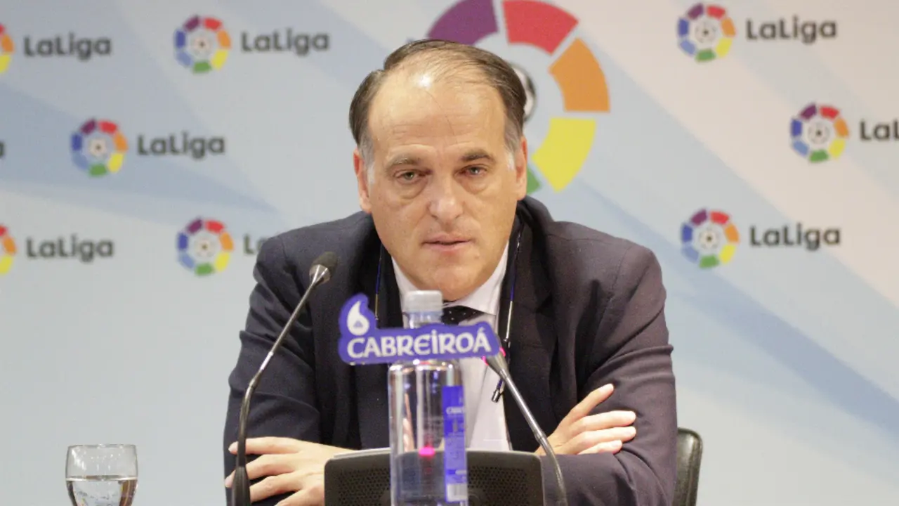 El presidente de LaLiga, Javier Tebas. AEP