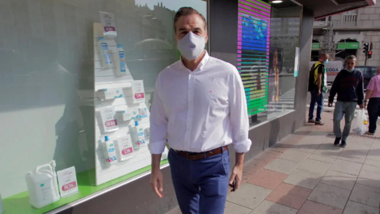 O presidente do Deportivo, FERNANDO VIDAL. CABALAR