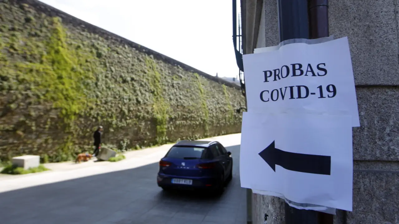 Pruebas de Covid en un centro de salud de Lugo. VICTORIA RODRÍGUEZ