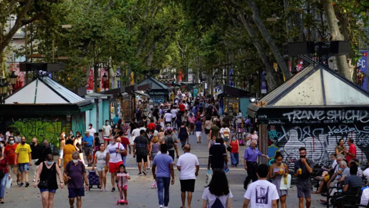 Ramblas de Barcelona.ALEJANDRO GARCÍA