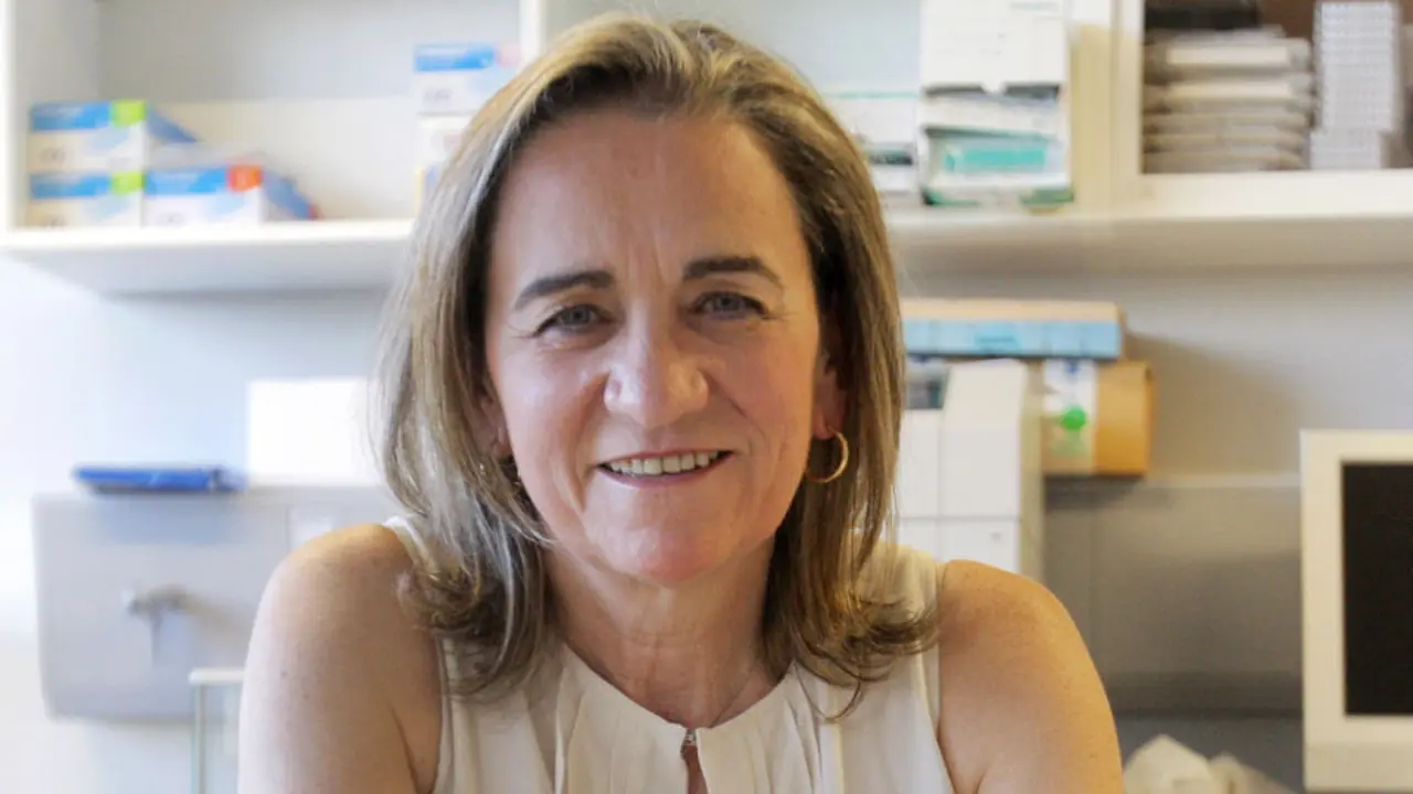 A catedrática de Farmacia e Tecnoloxía Farmacéutica da Universidade de Santiago de Compostela, María José Alonso. EFE/Xoán Rei