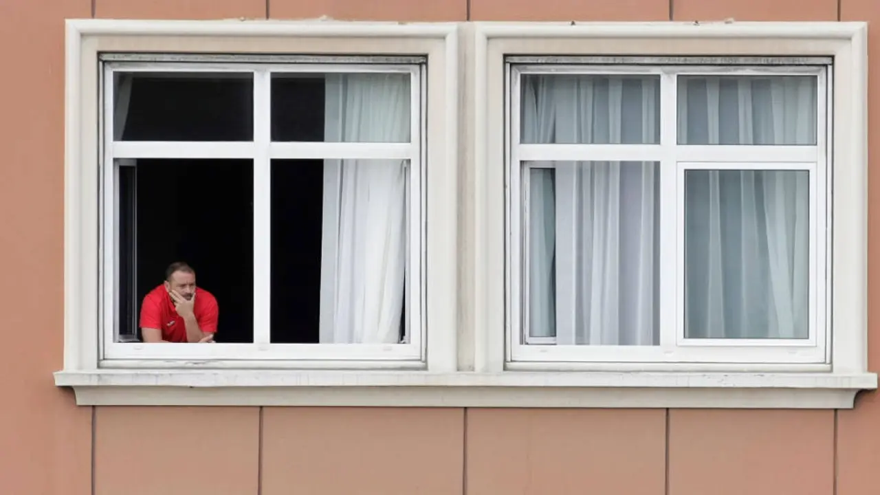 Un miembro del CF Fuenlabrada. EFE