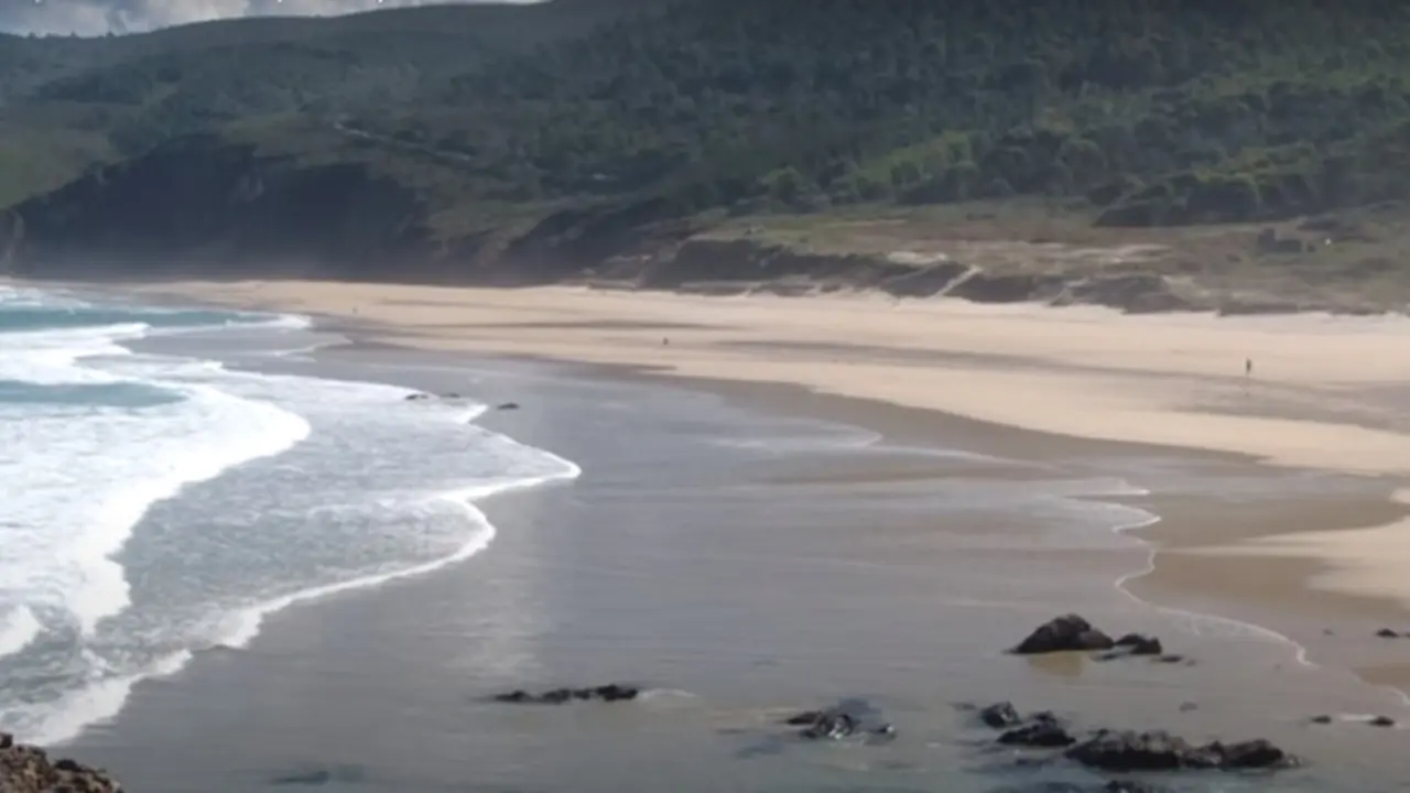 Playa de Ponzos, en Ferrol. YOUTUBE