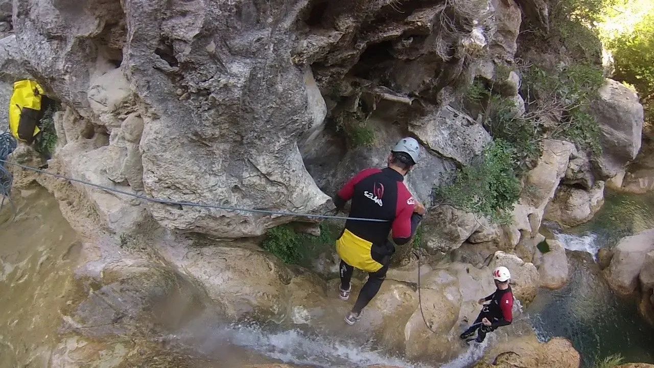 Imagen de archivo de barranquismo. EP