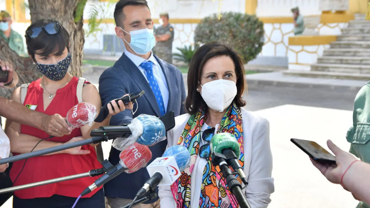 A ministra de Defensa, Margarita Robles. EFE/CARLOS BARBA